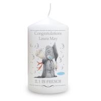 Personalised Me to You Bear Graduation Pillar Candle Extra Image 1 Preview